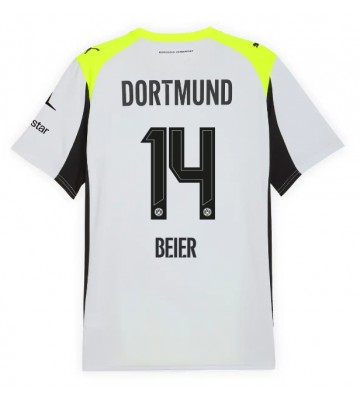 Borussia Dortmund Maximilian Beier #14 Udebanetrøje 2025-26 Kortærmet